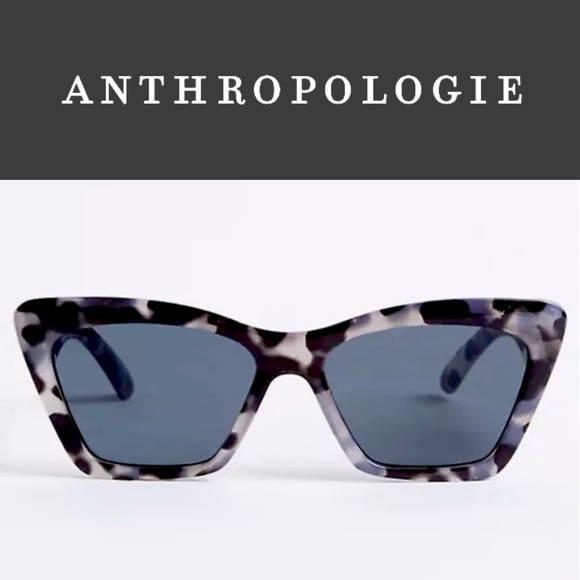 Anthropologie Accessories - Anthropologie Tortoise Shell Cat Eye Sunglasses
